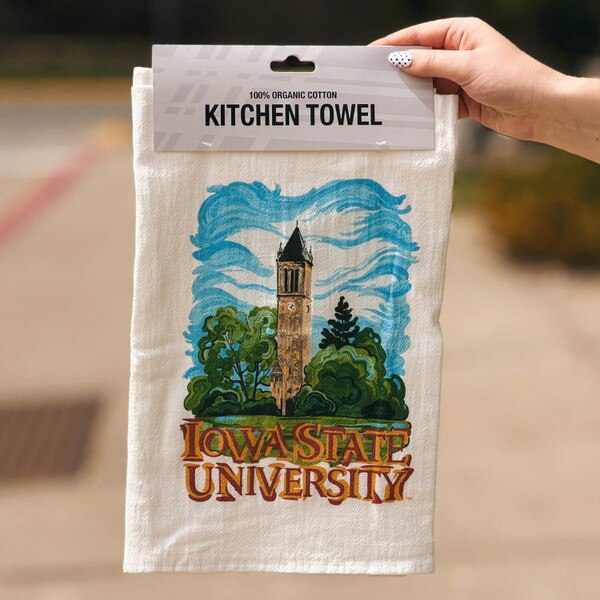 Justin Patten Campanile Tea Towel